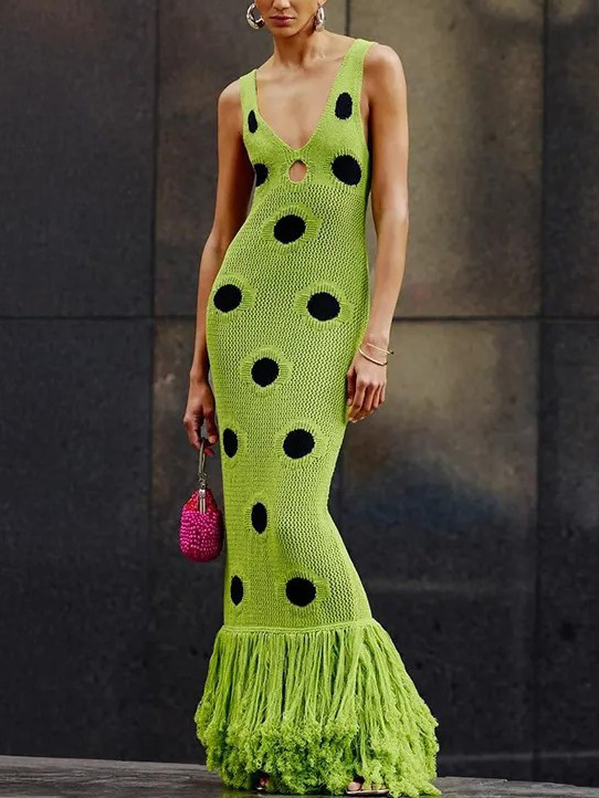 Crochet Maxi Dress